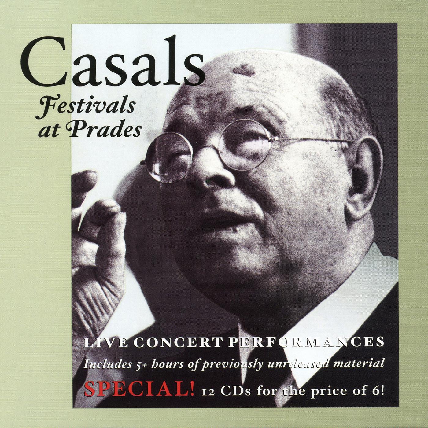 Casals Festivals at Prades, Vol. 1 (1953-1959)专辑