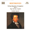 BEETHOVEN, L. van: String Quartets, Vol. 2 (Kodály Quartet) - Nos. 3, 4专辑