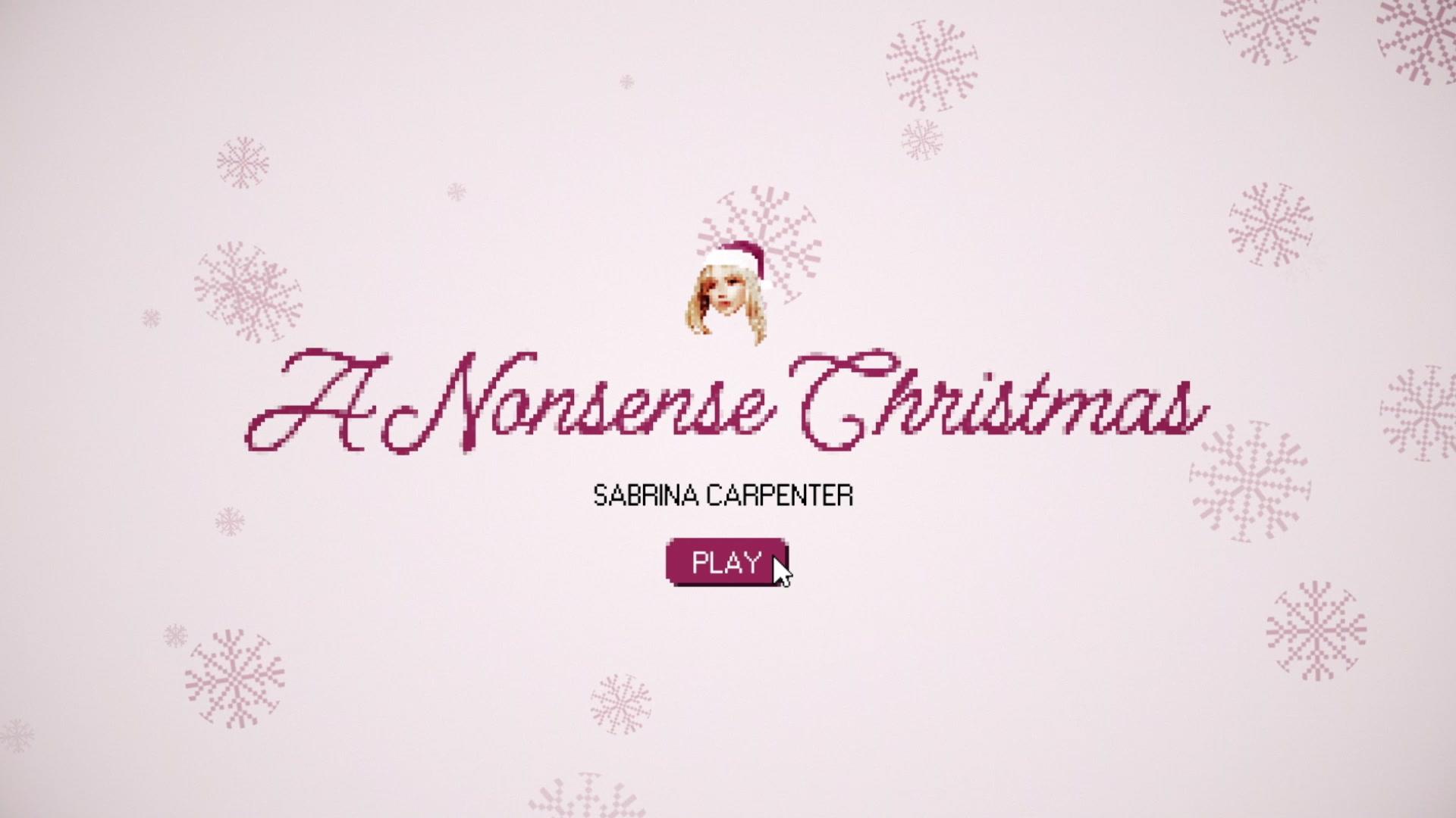 Sabrina Carpenter - A Nonsense Christmas (Lyric Video)