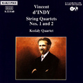 INDY: String Quartets Nos. 1 and 2