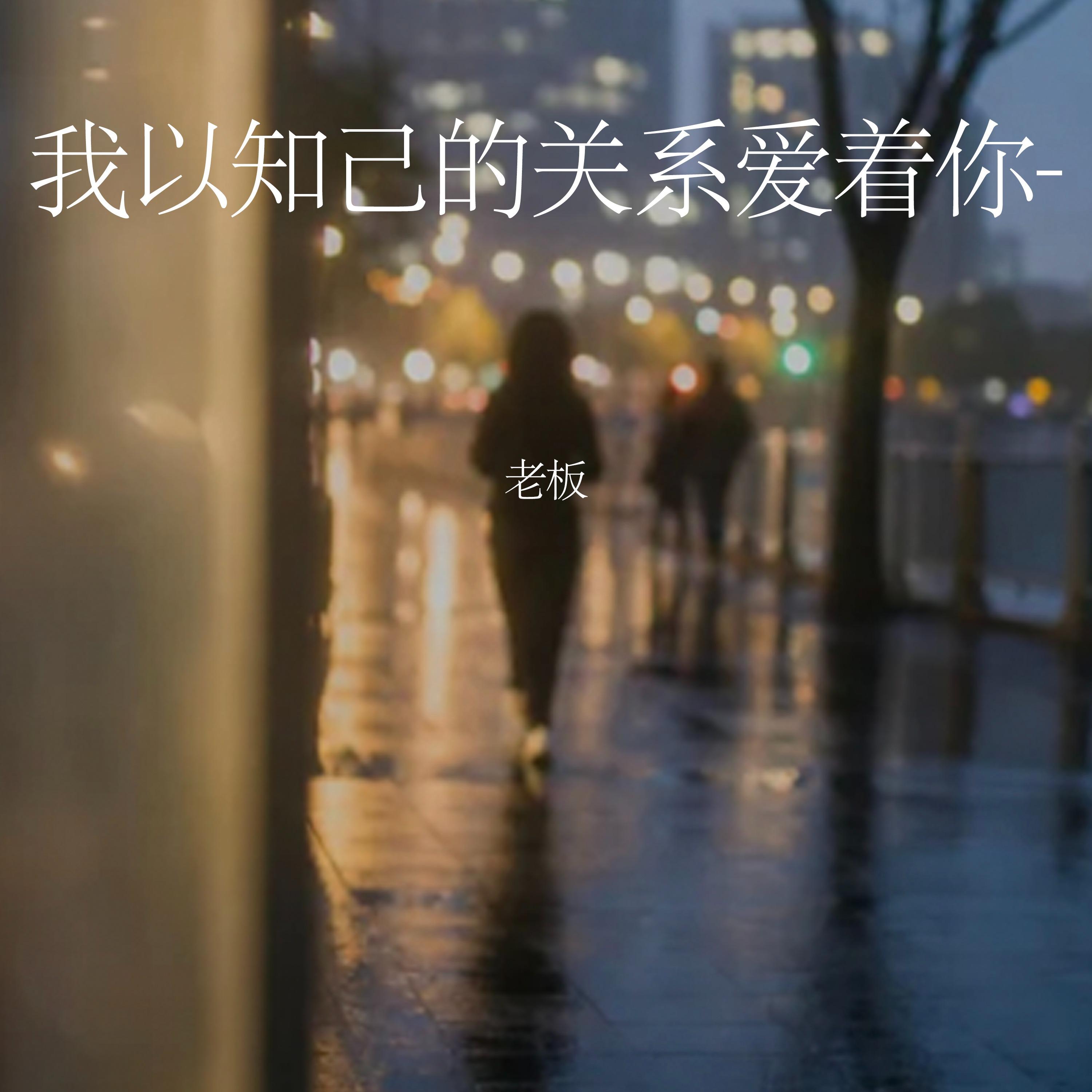 我以知己的關係愛著你 海報