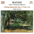 HAYDN: String Quartets Op. 3, Nos. 3 - 6