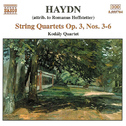 HAYDN: String Quartets Op. 3, Nos. 3 - 6专辑