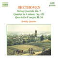 BEETHOVEN, L. van: String Quartets, Vol. 7 (Kodály Quartet) - No. 15 / Hess 34