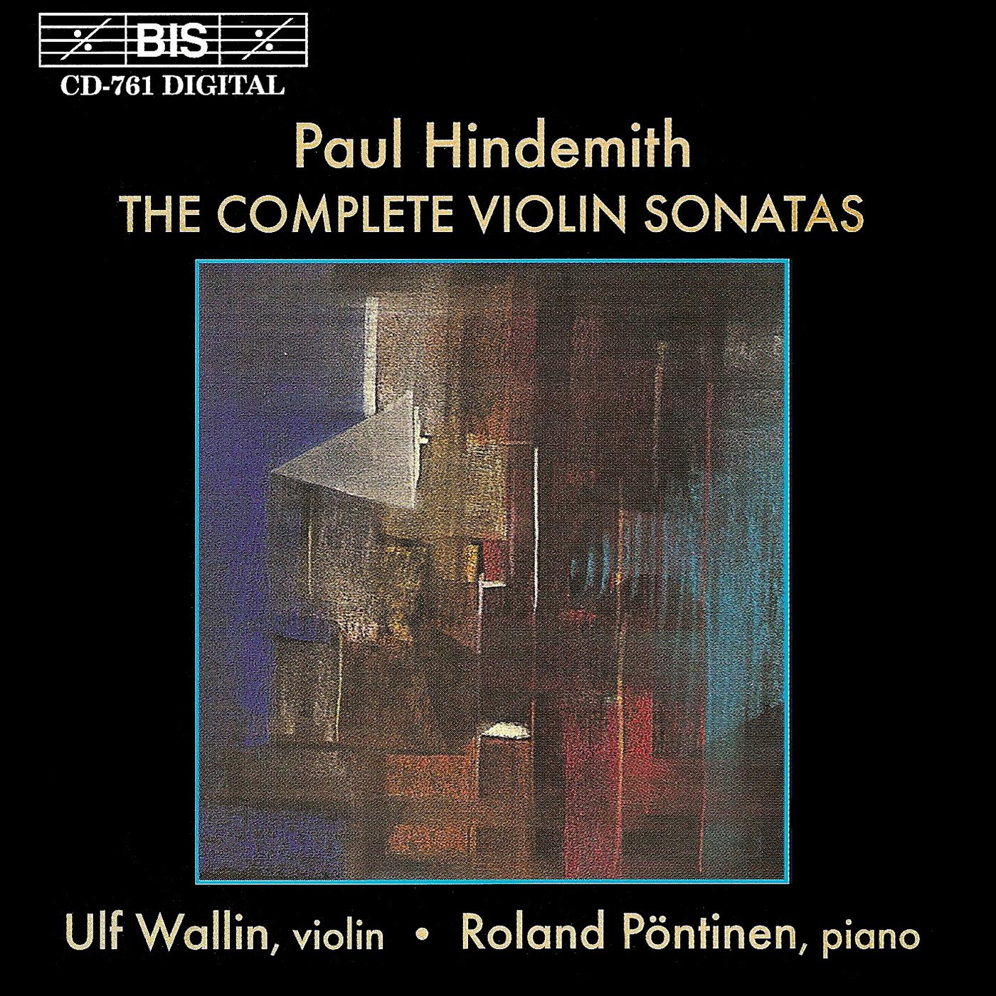 HINDEMITH: Complete Violin Sonatas (The)专辑