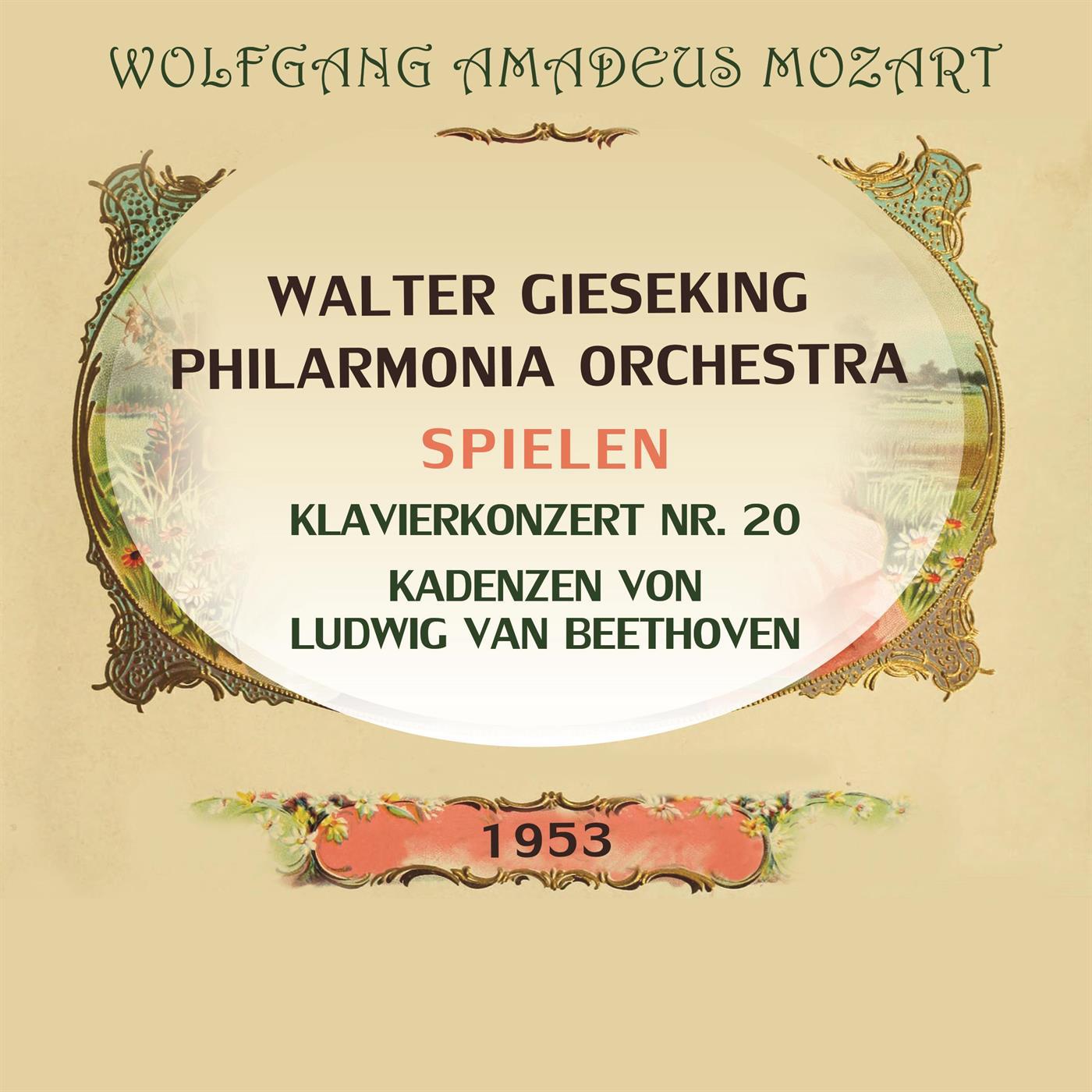 Walter Gieseking / Philarmonia Orchestra spielen: Wolfgang Amadeus Mozart: Klavierkonzert Nr. 20, Ka专辑