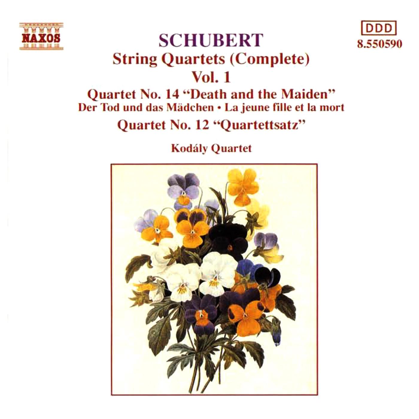 SCHUBERT: String Quartets (Complete), Vol. 1专辑