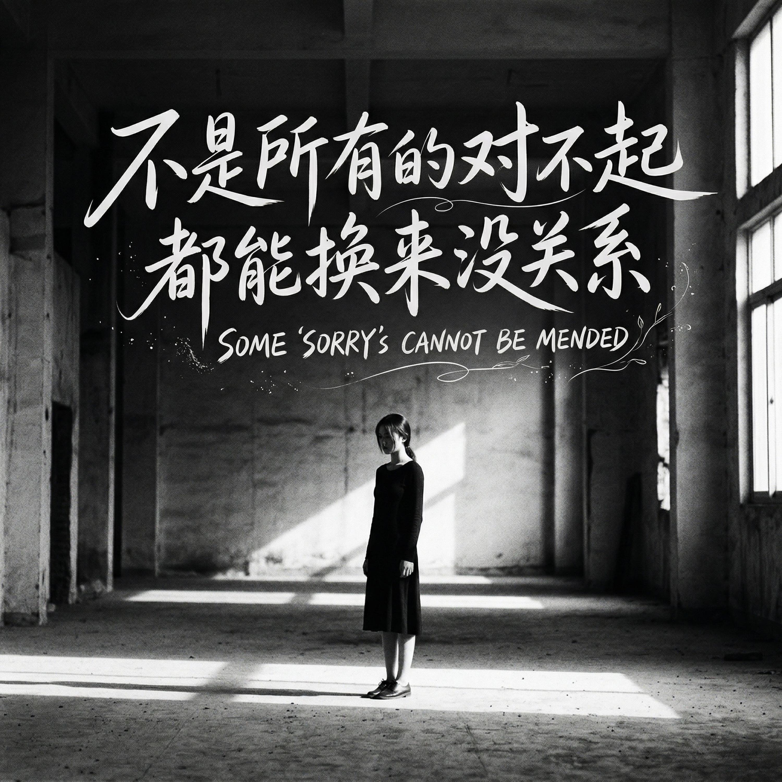 不是所有的對不起都能換來沒關係 海報
