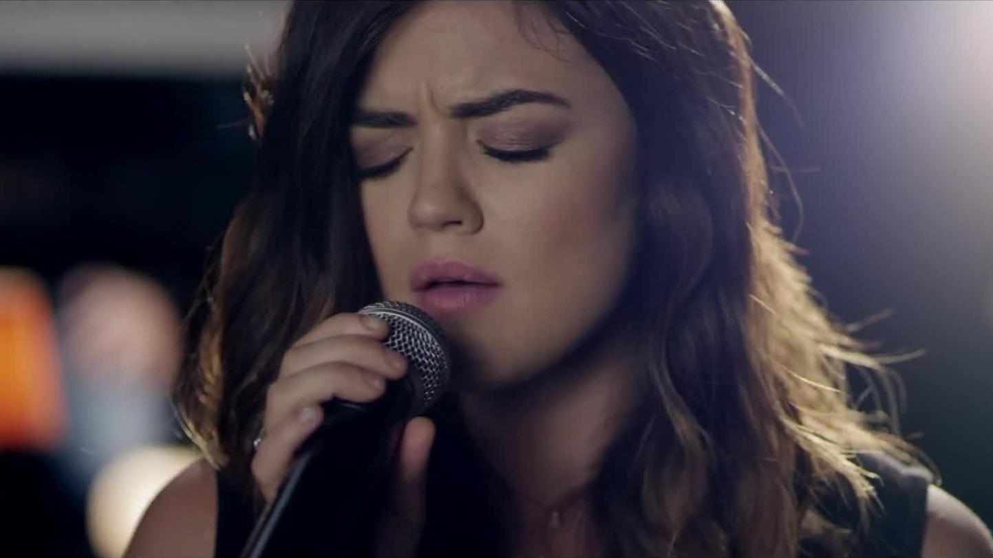 Lucy Hale - Nervous Girls @live YouTube space