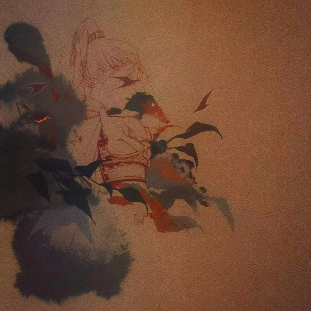 独留人间照不透 海报