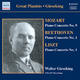 MOZART / BEETHOVEN / LISZT: Piano Concertos (Gieseking, Rosbaud, Wood) (1932, 1936, 1937) (Concerto 