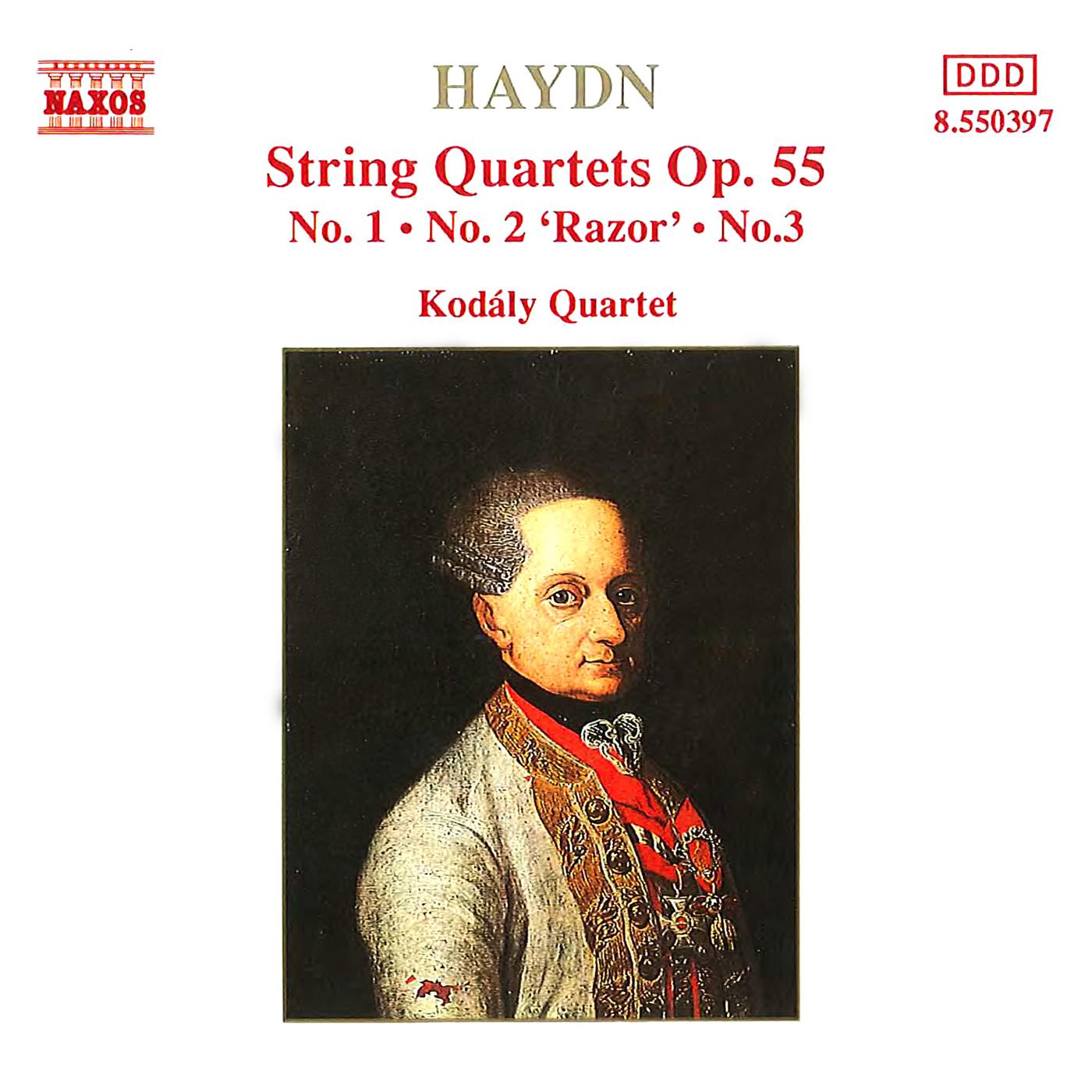 HAYDN: String Quartets Op. 55, Nos. 1 - 3专辑