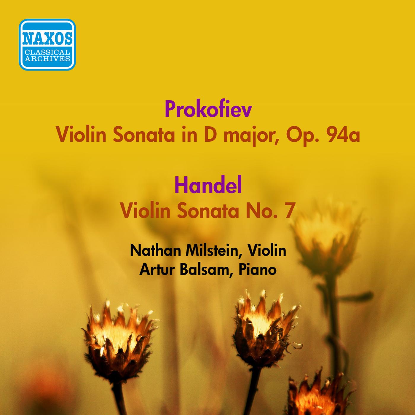 PROKOFIEV, S: Violin Sonata, Op. 94a / HANDEL, G.F.: Violin Sonata in D Major, HWV 371 / VITALI, T.:专辑