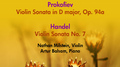 PROKOFIEV, S: Violin Sonata, Op. 94a / HANDEL, G.F.: Violin Sonata in D Major, HWV 371 / VITALI, T.:专辑