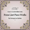 Franz Liszt Piano Works 01专辑