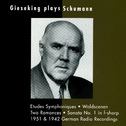 SCHUMANN, R.: Etudes symphoniques / Waldscenen / Piano Sonata No. 1 / 3 Romanzen (Gieseking) (1942-1