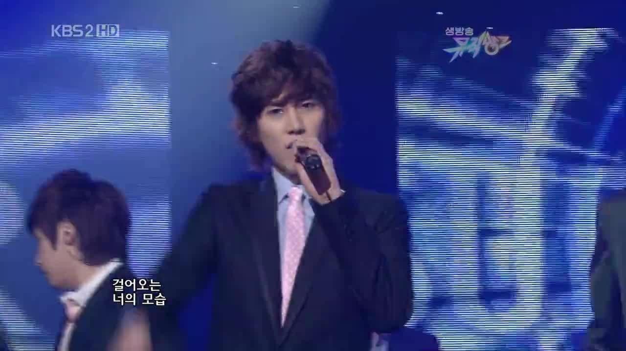 Super Junior - Sorry Sorry+一位受赏+安可 KBS音乐银行 09/05/08 现场版