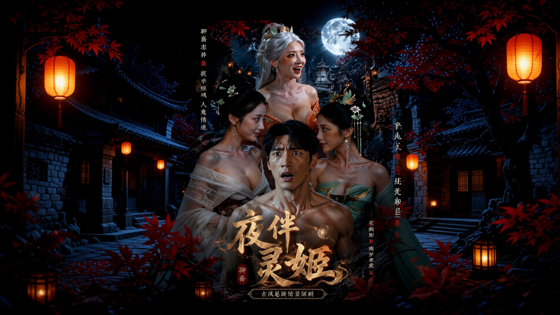 ai短剧-#《夜伴灵姬》