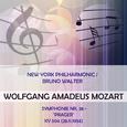 New York Philharmonic / Bruno Walter play: Wolfgang Amadeus Mozart: Symphonie Nr. 38 - \"Prager\", K
