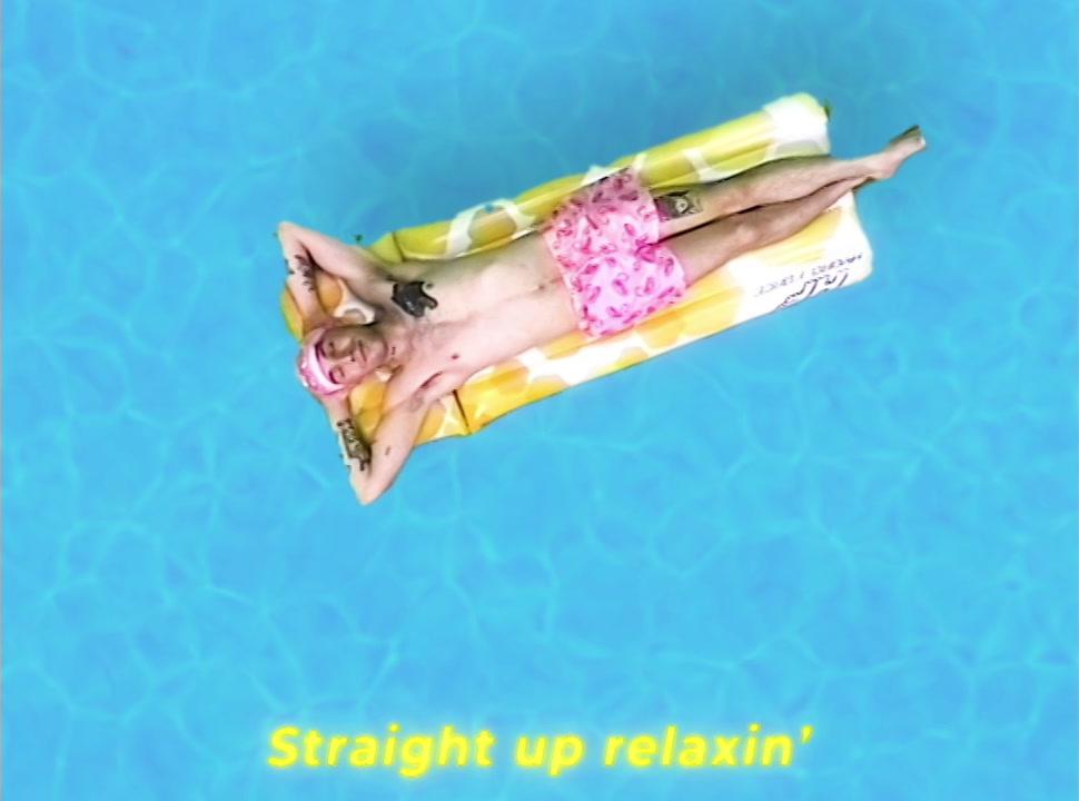 YUNG BAE - Straight Up Relaxin' (Lyric Video)