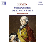 HAYDN: String Quartets Op. 17, Nos. 3, 5 and 6专辑