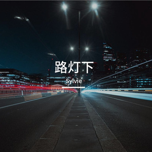 路灯下