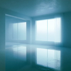 the air between fading lights