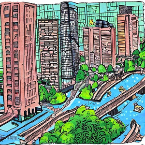 春熙路与半月湾