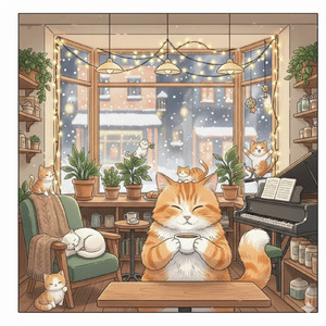 ギターとブラックコーヒーと勉強と