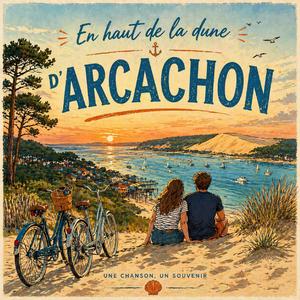 En haut de la dune d’Arcachon