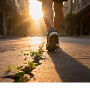 吻向鞋尖的晨光