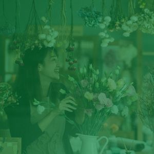 柔和的购物中心时刻