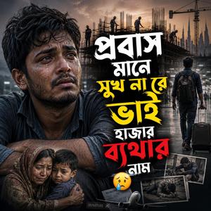 প্রবাস মানে সুখ না রে ভাই হাজার ব্যথার নাম