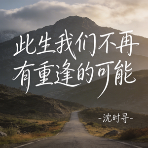此生我们不再有重逢的可能