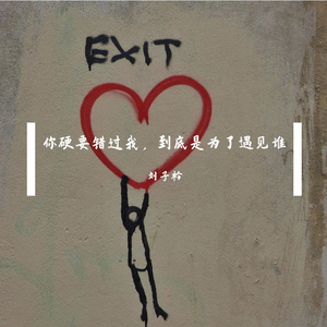 你硬要错过我，到底是为了遇见谁