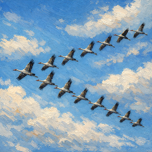 Улетали журавли