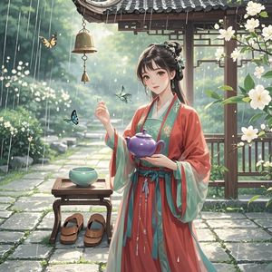 紫壶红裙雨_韩亮