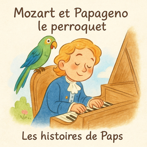 Mozart et Papageno le perroquet