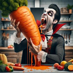 De veganistische vampier! | Grappige liedjes en muziek!