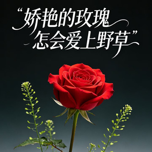 娇艳的玫瑰怎会爱上野草