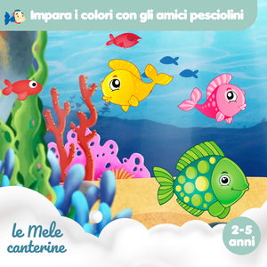 Impara i colori con gli amici pesciolini