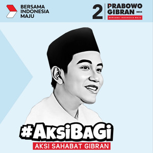 Coblos Yang Tengah Pakai Baju Biru-AksiBaGi (Aksi Sahabar Gibran)