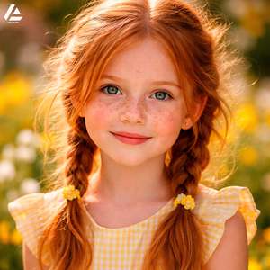Девочка С Веснушками