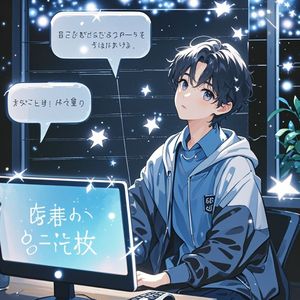 屏幕那端的星光-水沝淼㵘