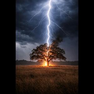 Lightning strikes