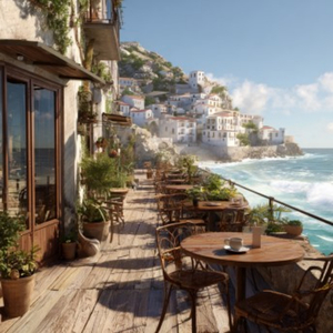 Nostalgia in Red Roofs Afternoons