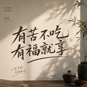 有苦不吃有福就享