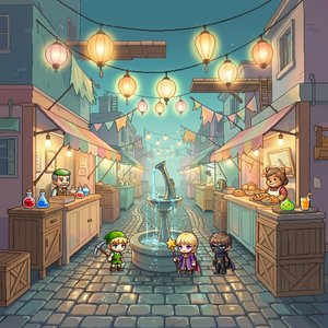 Playful Market Flute