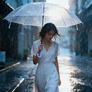 大风刮大雨下