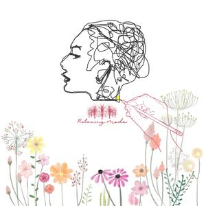 순백의 종이 위에 그려지는 색칠 그림 (여백의 미)